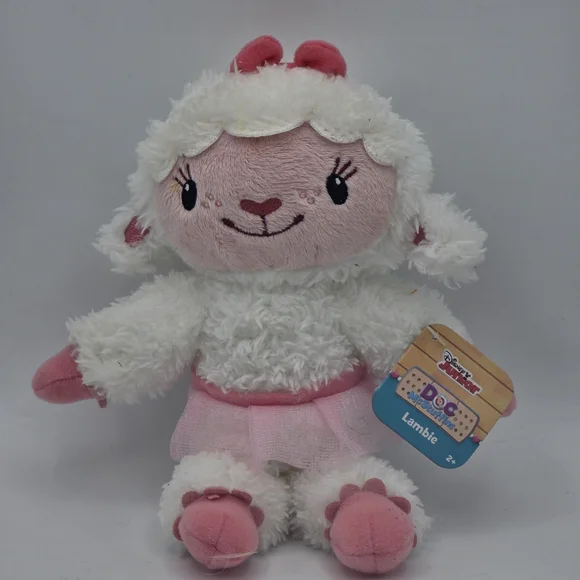 Disney Doc McStuffins Lambie Plush Toy - Pink & White - Picture 3 of 10